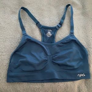 Navy Blue Sports Bra (No Padding)